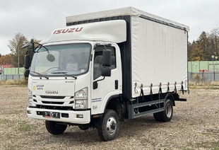 ISUZU KV100 4×4 (МРМ 3,5т) БОРТ-ТЕНТ СДВИЖНЫЕ ШТОРЫ И КРЫША 4,2м